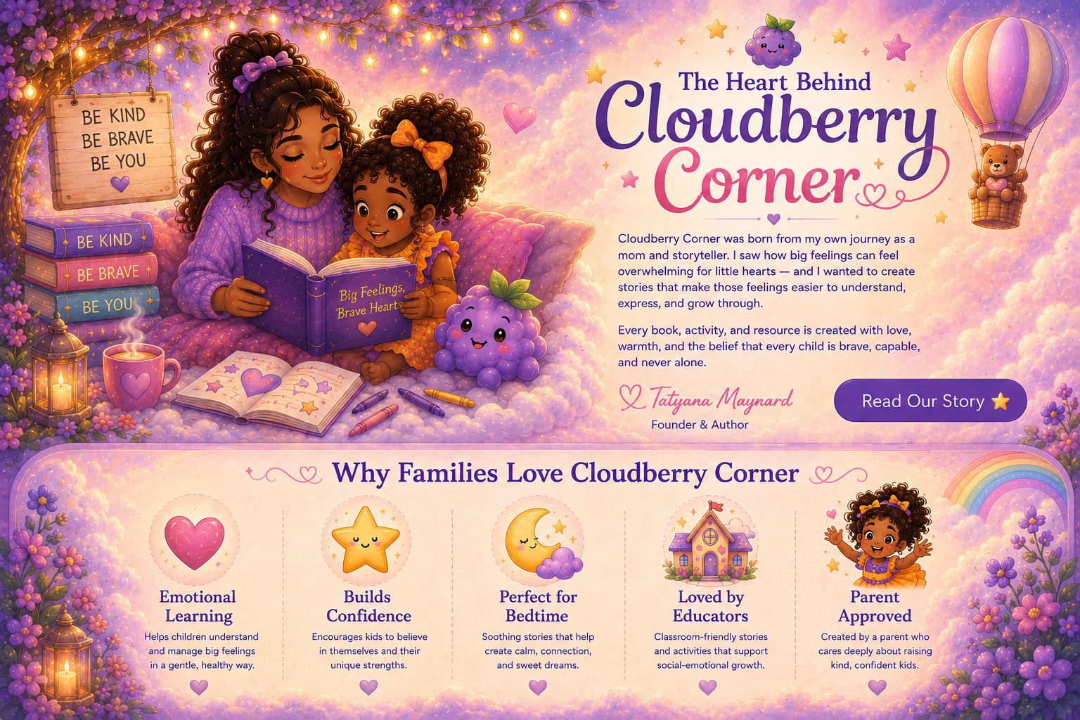 Heart Behind Cloudberry Corner
